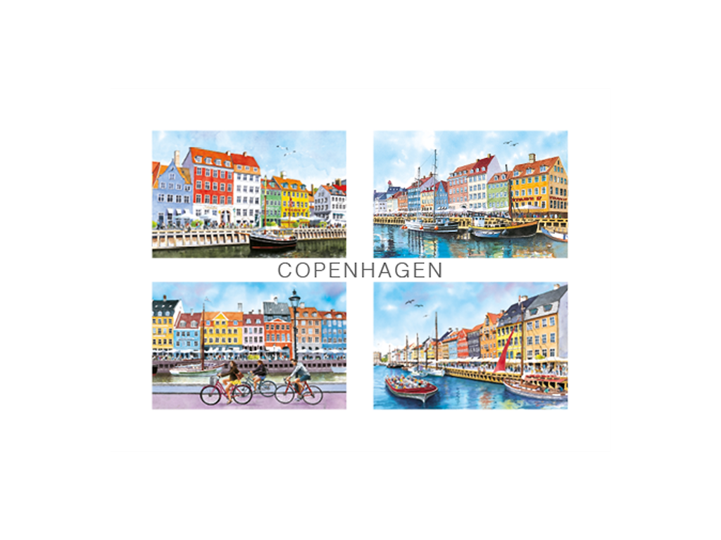 Postkort, Nyhavn Nr. 1 16,5x12cm 