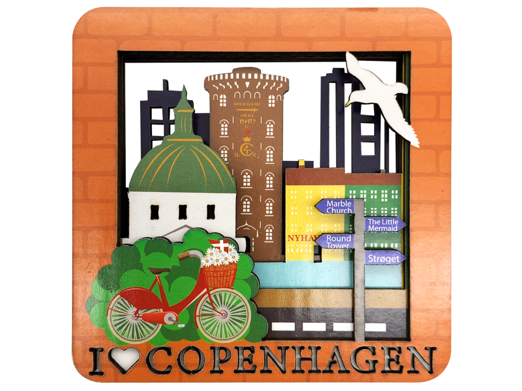 Træmagnet 3D, Copenhagen