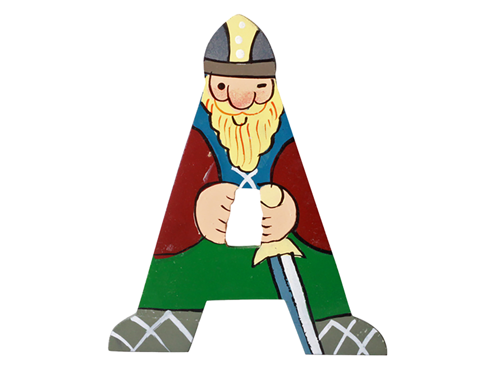 Træbogstav Viking A