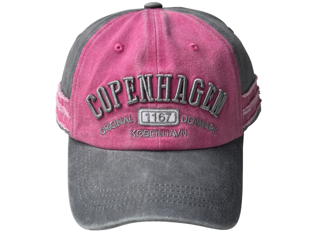 Kasket, Copenhagen 1167, Grå/Pink