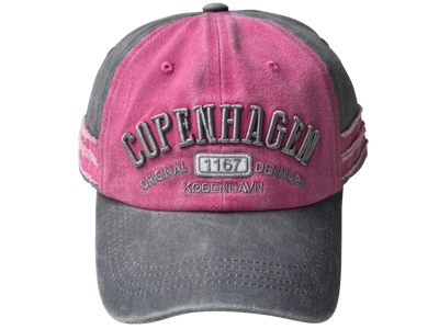 Kasket, Copenhagen 1167, Grå/Pink