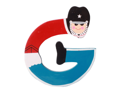 Træbogstav G
