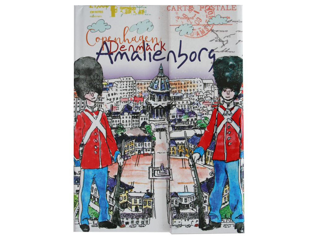 Notesbog Amalienborg 12 cm. x 14 cm.
