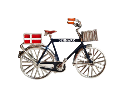 Figur Cykel Med Roterende Hjul