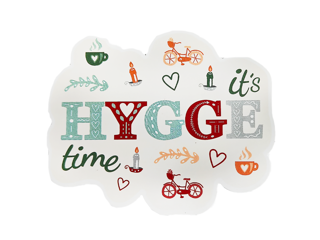 Klistermærke, Hygge