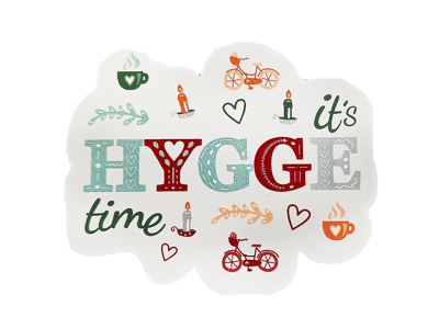 Klistermærke, Hygge