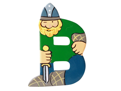 Træbogstav Viking B
