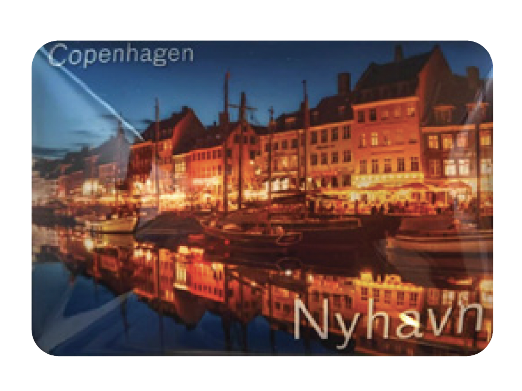 Glasmagnet, Nyhavn By Night