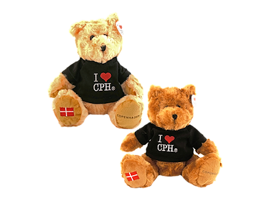 Plys I Love CPH Navy Ass. 30 cm.