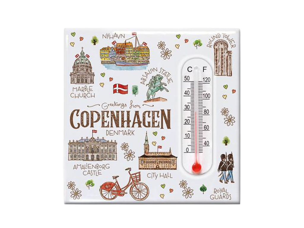Magnet, Termometer Akvarel CPH