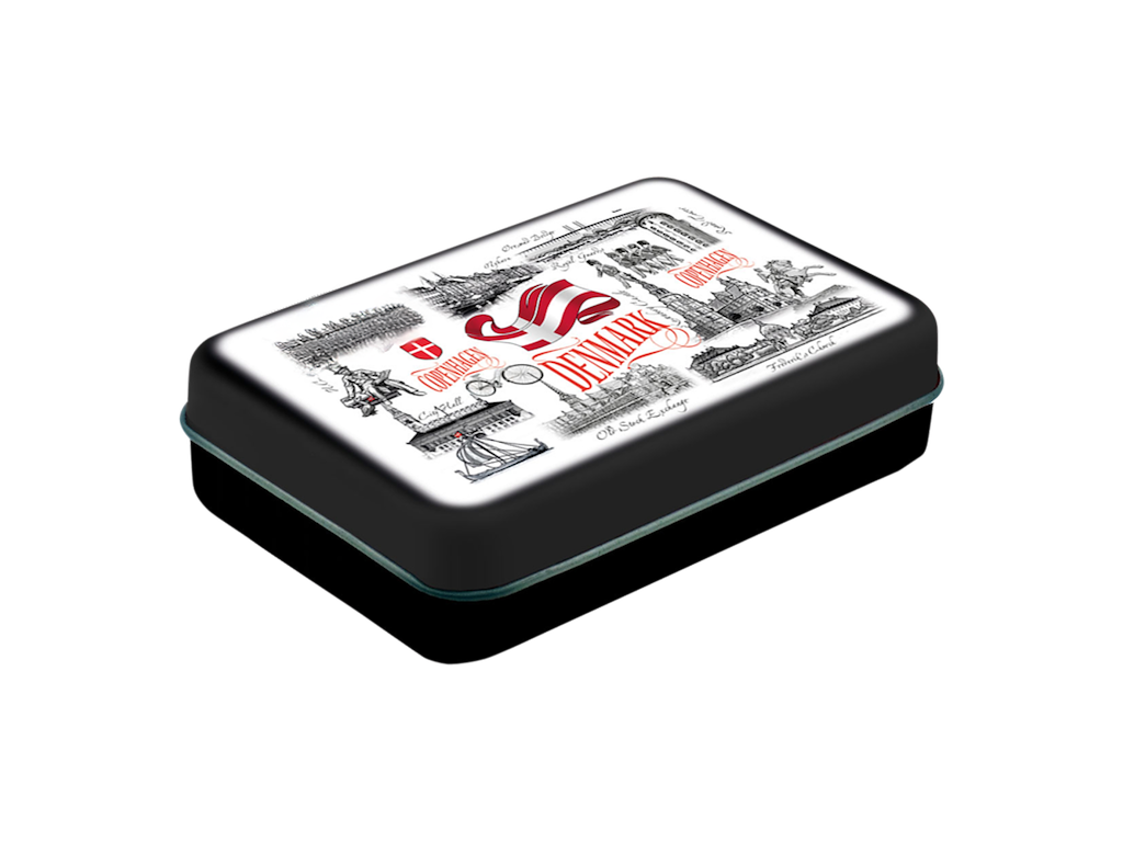 Tin Æske m/Slik Black & White