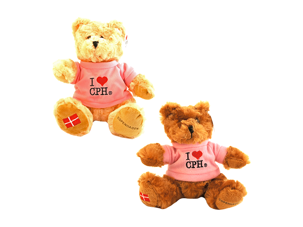 Plys I Love CPH Pink Ass. 20 cm.