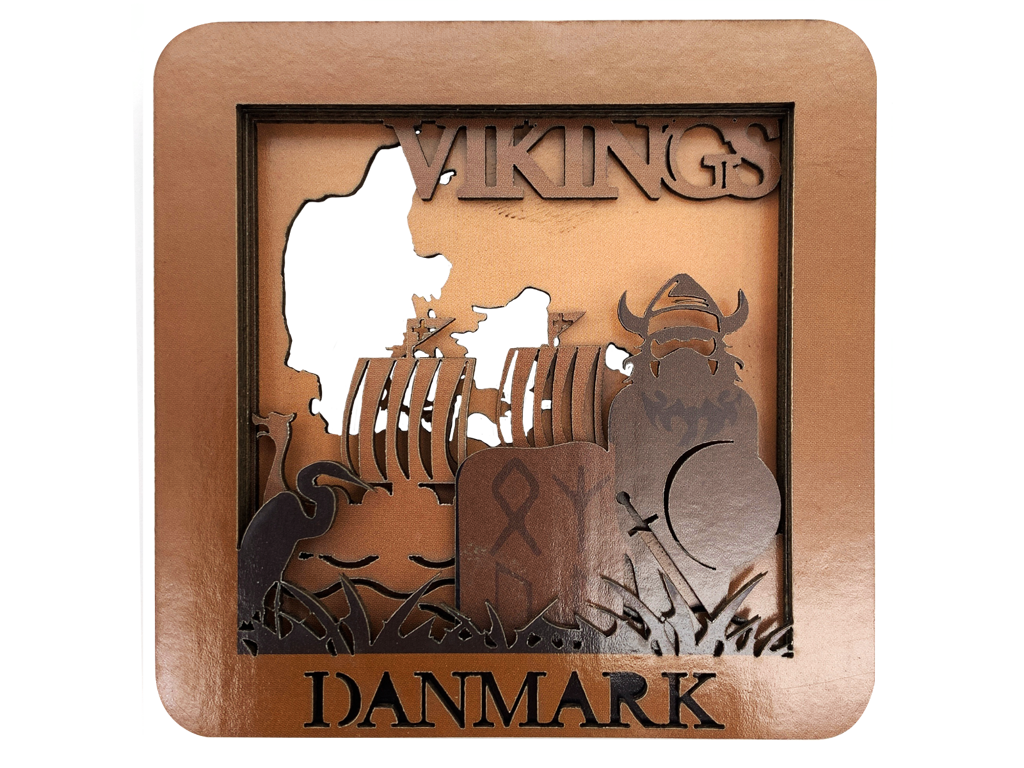 3D Træmagnet, Vikinger