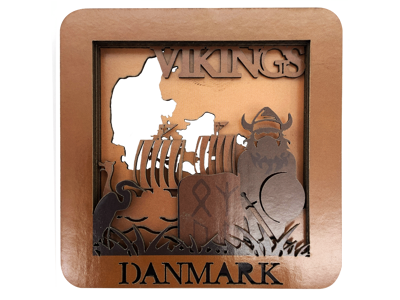 3D Træmagnet, Vikinger