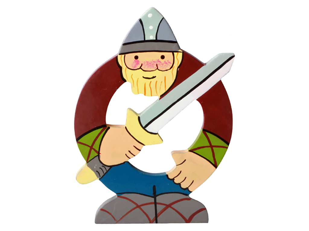 Træbogstav Viking Ø