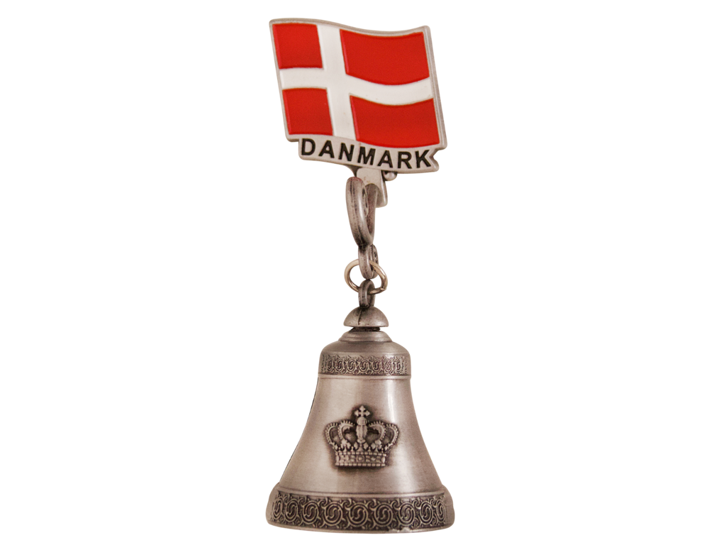 Magnet, Flag M. Klokke Tin