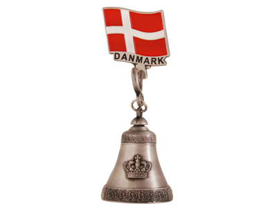 Magnet, Flag M. Klokke Tin