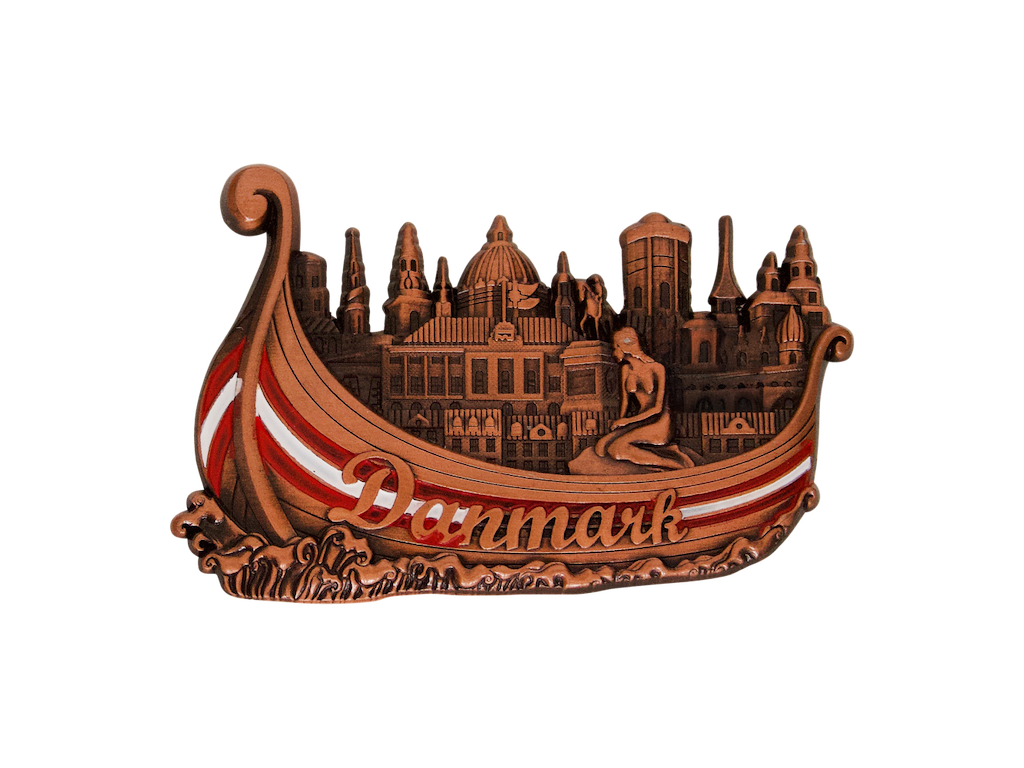 Magnet, Vikingskib Bronze