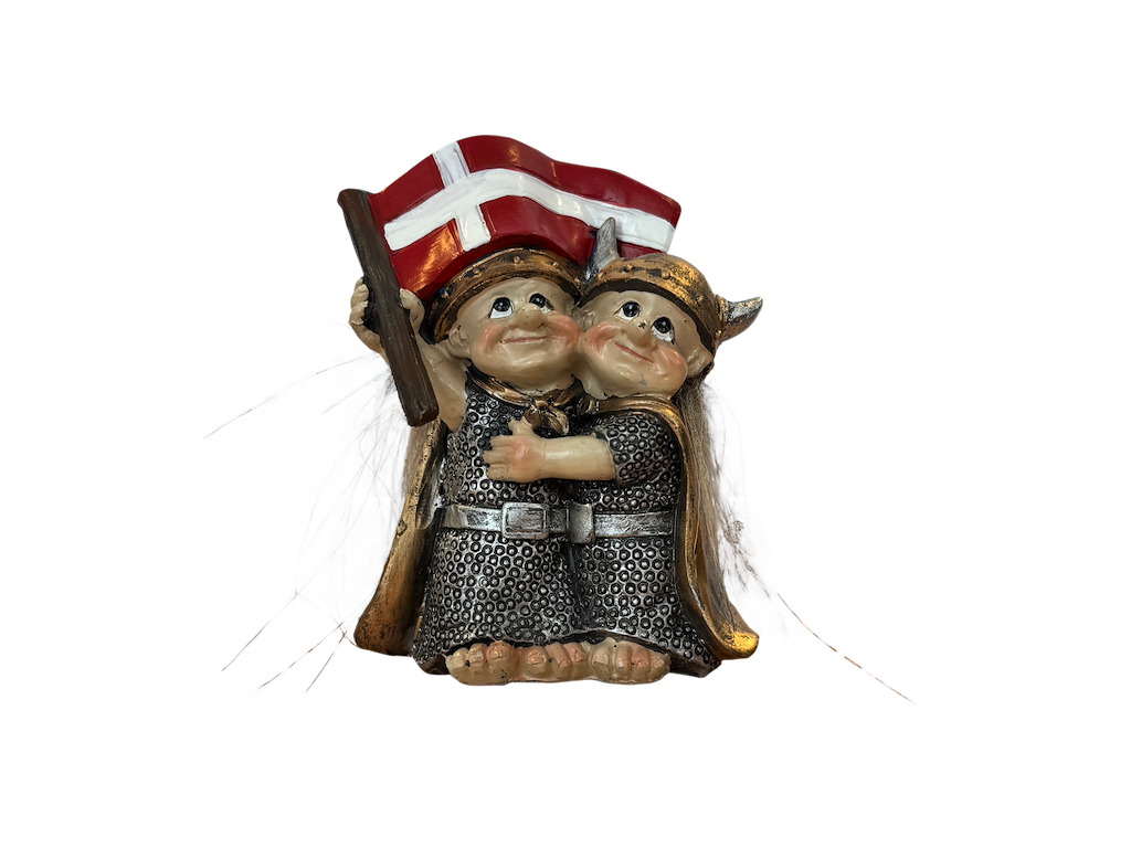 Vikingepar med DK Flag