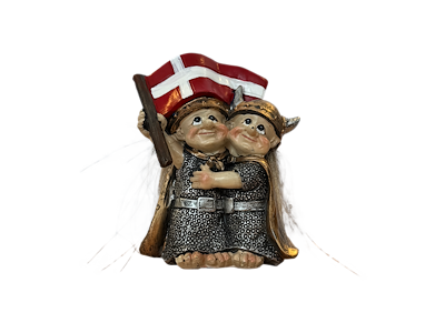 Vikingepar med DK Flag