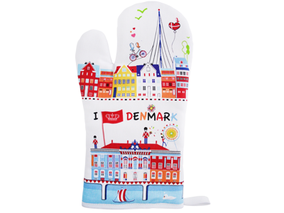 Grillhandske I Love Denmark
