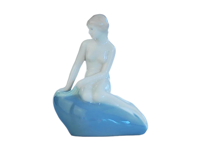 Figur Den Lille Havfrue Lille Porcelæn