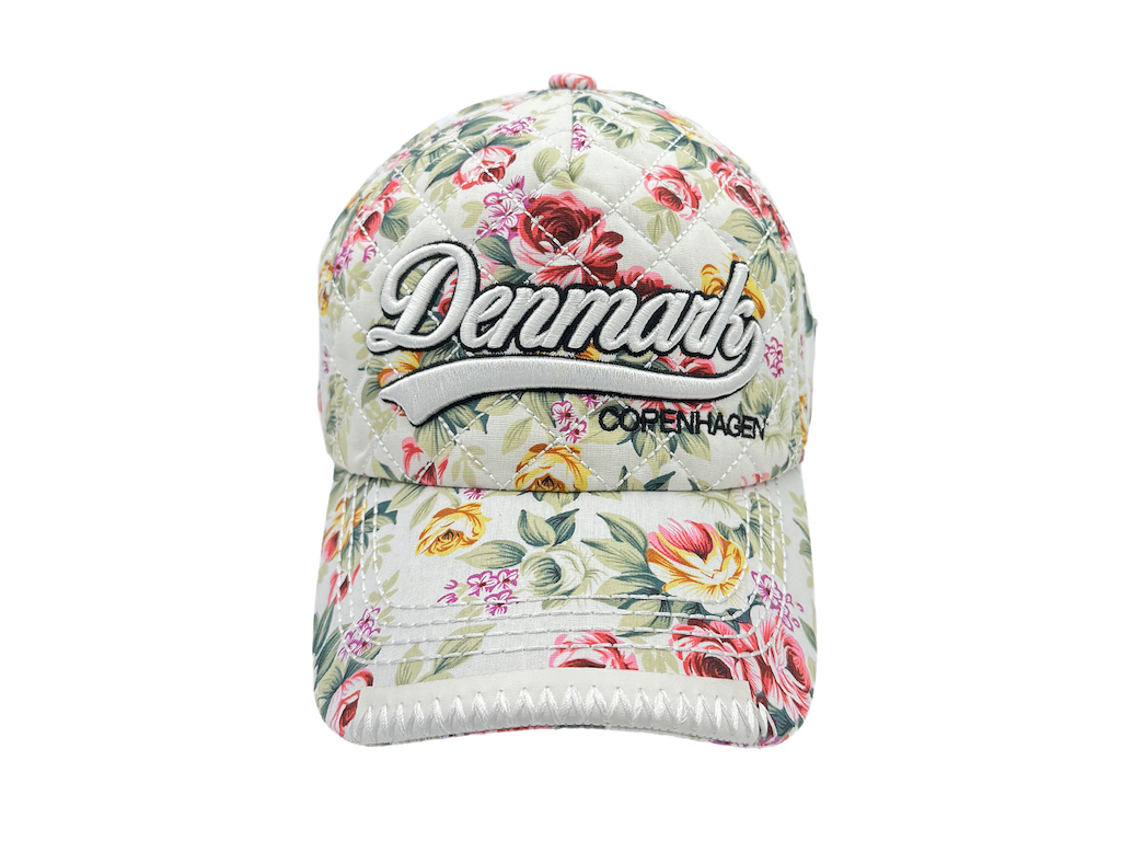 Kasket, Denmark Blomster Hvid