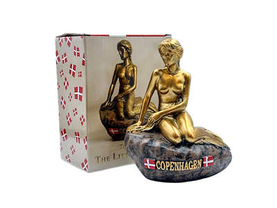 Figur Den Lille Havfrue Bronze Stor