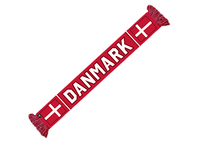 Halstørklæde Danmark Rød