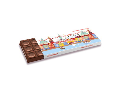 Mælkechokolade 200 gram Wonderful CPH