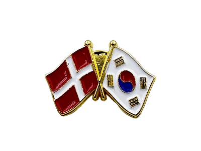 Pin, To Flag, DK-Sydkorea