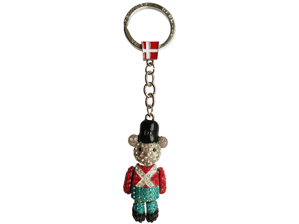 Nøglering Garder Bamse Med Sten