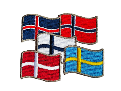 Stofmærke, Skandinaviske Flag