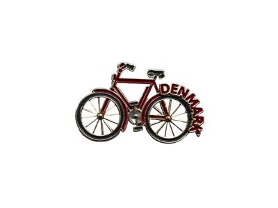 Pin, Cykel Rød
