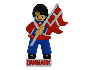 Magnet, Garder m/Flag