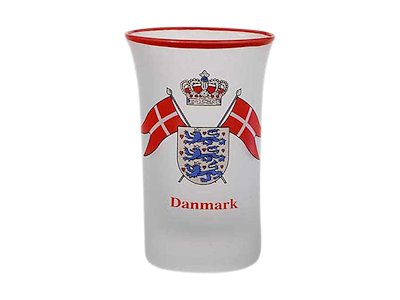Shotglas, Flag Frosted