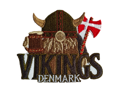 Stofmærke, Viking Med Ølkrus