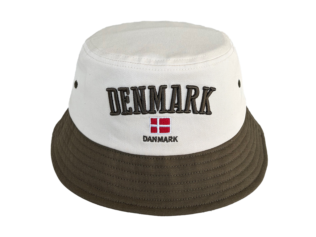 Bøllehat, Beige+grøn