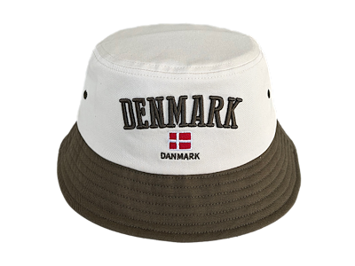 Bøllehat, Beige+grøn