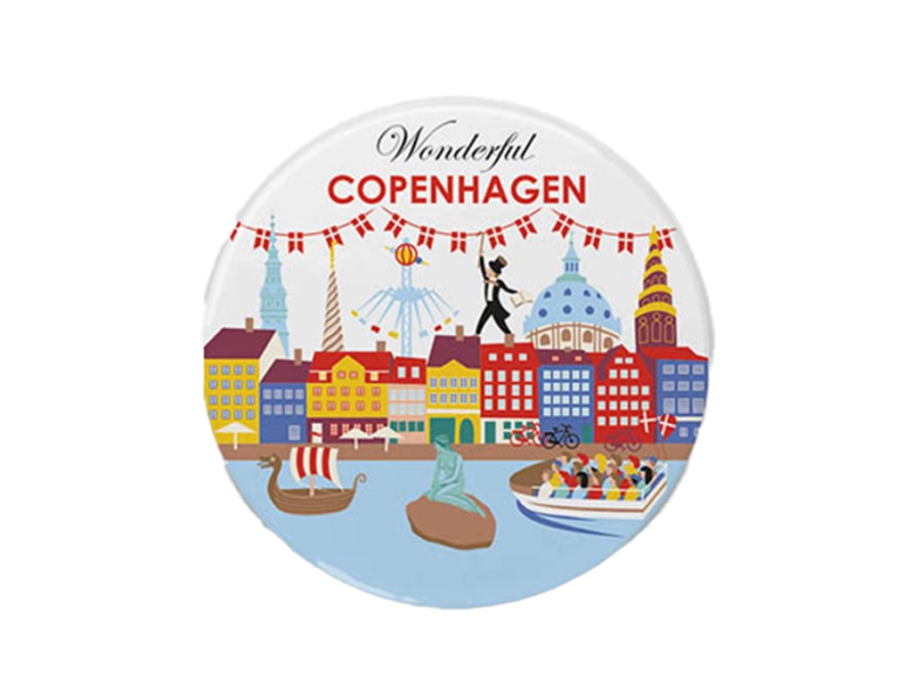 Magnet, Keramisk Rund Wonderful CPH