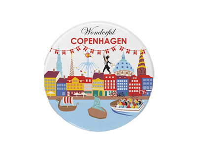 Magnet, Keramisk Rund Wonderful CPH