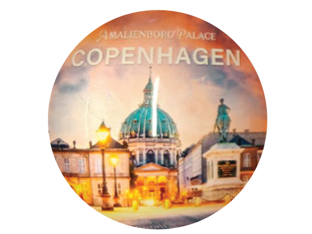 Glasmagnet, Amalienborg