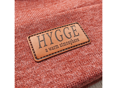 Beanie - Vinrød Meleret - Hygge