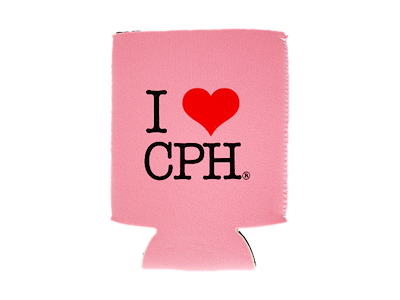 Dåsekøler, I Love CPH Neopren Pink