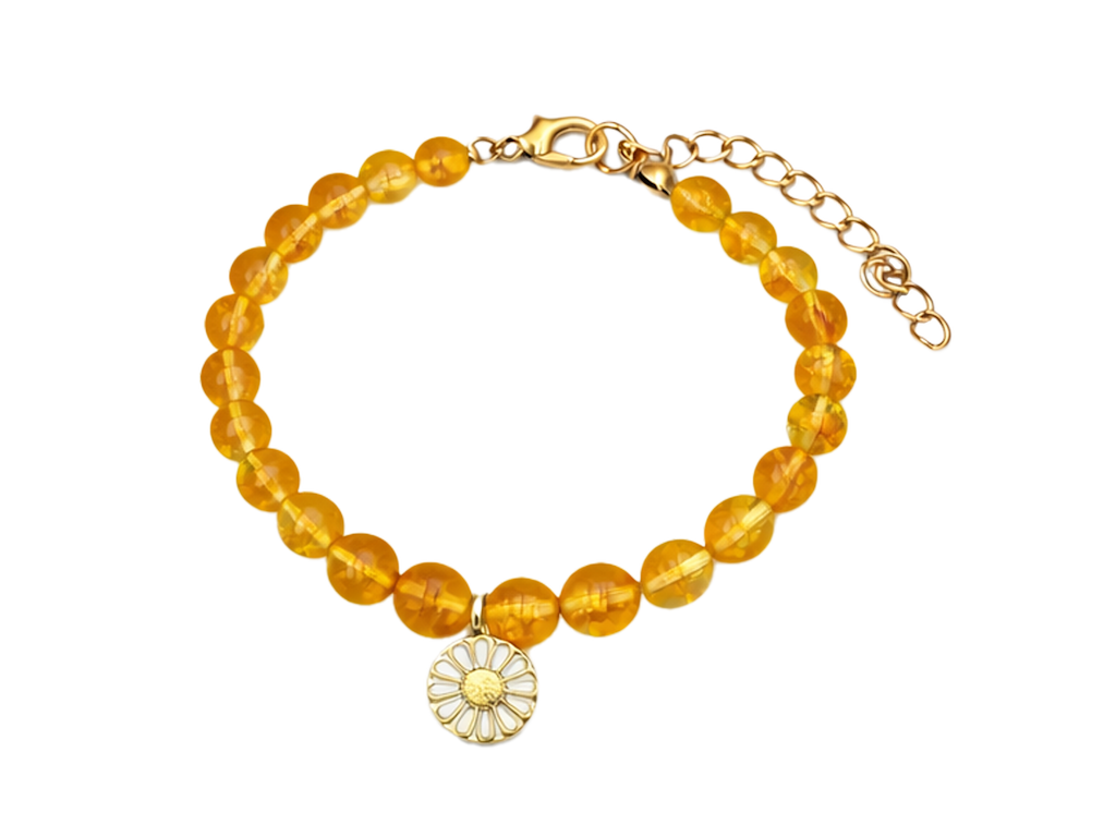 Armbånd, Citrine Marguerit Vedhæng