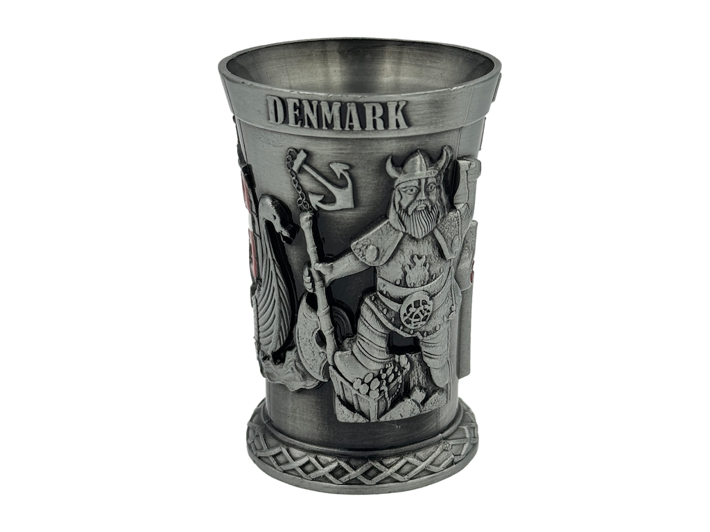 Shotglas, Denmark Viking Hest Sølv