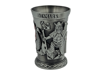 Shotglas, Denmark Viking Hest Sølv